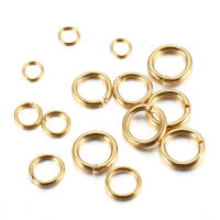 Anillos Abiertos De Acero Inoxidable Para Fabricación De Joyas DIY 100-200pcs Herramienta Esencial Para Manualidades Y Artesanía - details 1