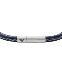 Armani pulsera para hombres moda joyas de lujo ligero acero inoxidable nylon pulsera tejida regalo de cumpleaños para hombres EGS2990040 - details 1