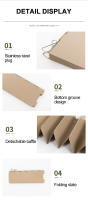 Aluminio Protección Contra Viento Para Estufa De Gas 10 Placas De Cocina Al Aire Libre Camping Picnic Antiviento Protector De Hogar Para Tres a Cinco Usuarias - details 11