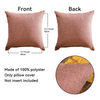 Funda De Cojín De Estilo Otoño Invierno Caliente Para Decoración Del Hogar 45x45cm Sólida 1PC Cubierta De Almohada Para Sofá NAPEARL - details 3
