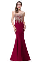 Vestido De Noche Para Mujer Con Encaje De Cristal Dorado Estilo Suelto Sin Mangas Cuello En V Zipper Vestido De Boda Fiesta Prom Trasero Sin Costura De Largo Floor-Length - details 2