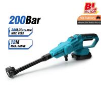 Pistola de agua eléctrica sin escobillas para lavado de coches, herramienta de riego de jardín para batería Makita de 18V, 3500W, 200Bar, 6,3l/min Pistola de lavado de coches - details 6