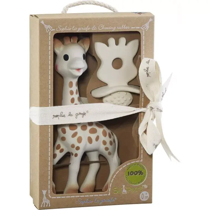 Sophie la girafe con Chupete 100% hevea natural - 1