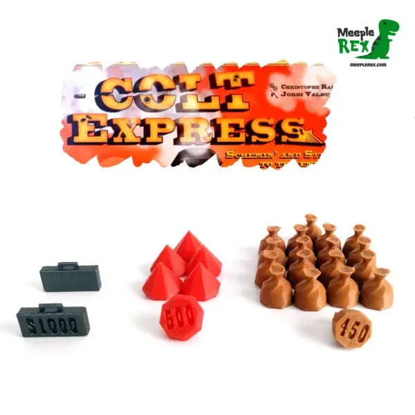 Tokens para Colt Express / Meeple Rex / Accesorios para juegos de mesa - 1