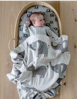 Manta de punto de elefante y jirafa, estilo Ins sencillo, para bebé, para primavera y otoño, para bebé - details 15