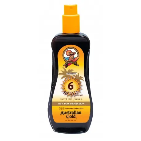 AUSTRALIAN GOLD SPRAY OIL ACEITE BRONCEADOR SPF 6 237 ML - 1