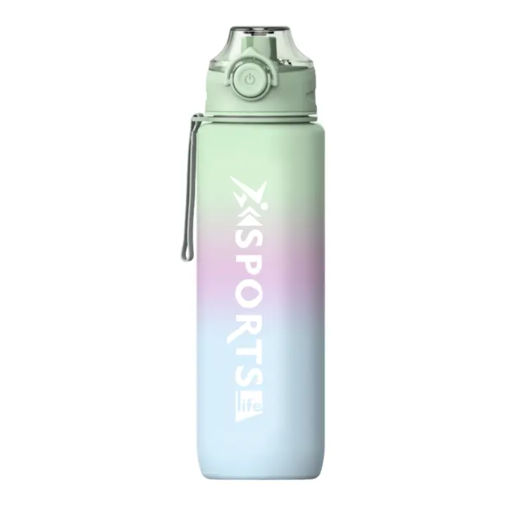 Botella de Agua Deportiva de 1 Litro  Sin BPA  Boquilla para Deporte  Con Texto Motivacional  Botella Agua Prueba de fugas, Botella Deportiva Tritan de Plástico Sin BPA, Botella Motivacional  para Hogar y Exterior  (bta) - 1