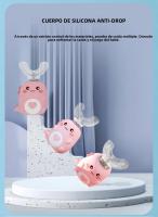 Cepillo De Dientes Eléctrico Para Niños En Forma De U Silicona Cartoon Inteligente 360 Grados Cepillo Sonic Recargable Automático - details 12
