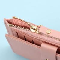 Bolso de cuero PU de Color liso para mujer, cartera pequeña, Mini monedero, tarjetero，Bolso de cuero PU de Color liso para mujer, cartera pequeña, Mini monedero, tarjetero - details 2