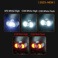 Lámpara Frontal COB LED Roja Portátil Con Correa Oculta Y Carga USB Tipo C Linterna Magnética Para Trabajo Al Aire Libre - details 3