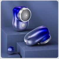 Afeitadora Eléctrica Para Hombres Tamaño De Bolsillo Lavable Recargable Inalámbrica Trimmer Cuchilla Rastreable Viaje Afeitadora Portátil Para Rostro Y Barba - details 18