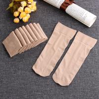 Calcetines De Nylon Grueso Para Otoño E Invierno Calcetines De Color Sólido Para Mujer Y Hombre Calcetines De Tobillo Anchos Para Damas Y Señoras Calcetines De Moda Pack De 1/5/10 Pares - details 3