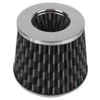 Filtro De Aire Para Coche 3 Pulgadas Kit De Admisión De Alta Fluidez Protector De Motor Universal Accesorios De Auto Mesh Cone 76MM - details 4