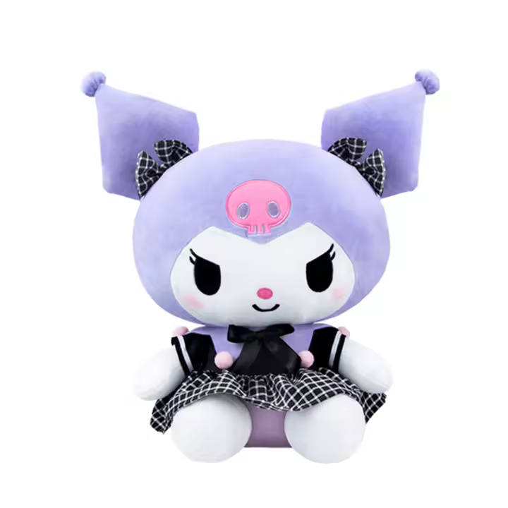 Muñeco De Peluche Sanrio Hello Kitty Kuromi Melody Cinnamoroll Suave Cojín Regalo De Cumpleaños Para Amiga Girlfriend Material Poliéster Relleno De Algodón PP - 1
