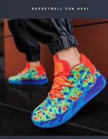 Zapatos De Baloncesto Para Hombre De Alta Calidad Antideslizantes Transpirables Con Suela De Goma Comodidad Y Estilo Deportivo - details 17