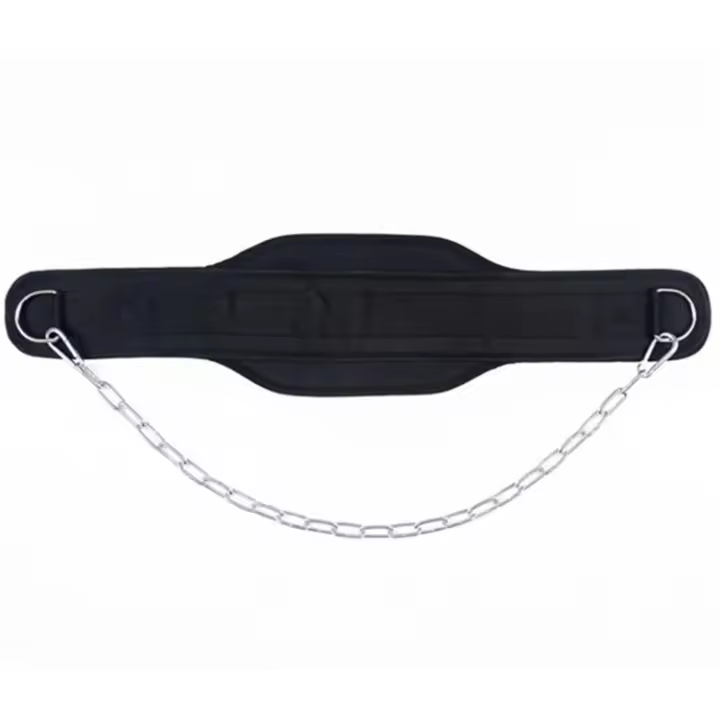 Cinturón De Pesas Para Gimnasio De Neopreno Con Cadena Para Ejercicios De Peso Corporal Y Entrenamiento De Fuerza Adecuado Para Bodybuilding Y Levantamiento De Pesos - 1