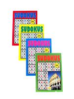 Sudokus Pack de 4 Libros 328 Pasatiempos En Español, Letra Grande En Español Distripubli - details 0