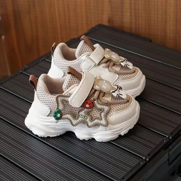 Zapatos Deportivos Casuales Sanrio Kuromi Para Niños Verano Transpirables Con Suela Gruesa Diseño De Dibujos Animados Lindos Para Niñas Y Niños - 1