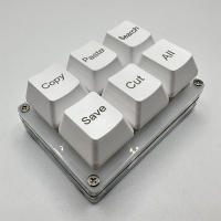Teclado Mecánico De Un Solo Mano Con 6 Teclas De Copia Pegado Búsqueda Y Guardar Para Trabajo Y Juegos Con Macro De Atajos Programables - details 4
