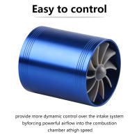 Turbo Cargador De Gasolina Doble Ventilador Para Coche Camión SUV Accesorios De Vehículo Ahorrador De Aire De Admisión Universal - details 3