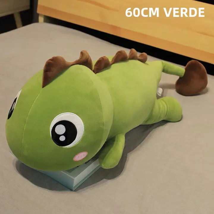 Muñeco De Peluche Dinosaurio De 60 Cm Juguete Suave Y Kawaii Decoración Para El Hogar Regalo Para Niños Edad Recomendada 3-6Años Relleno De Algodón PP - 1