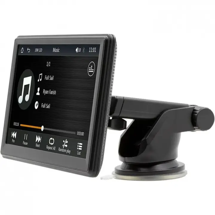 🎁【Detalles para Mamá】Reproductor Multimedia para Coche con Pantalla Táctil de 7 Pulgadas HD IPS - GPS Integrado, Bluetooth Dual, Control por Voz, Compatible con MP5 y CarPlay Inalámbrico - Ideal para Todos los Vehículos - 1