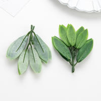 50Pcs Hojas De Seda 4Leaf Plantas Falsas Para Bodas Fiesta Navidad Decoración De Hogar Cumpleaños Fotografía Props Artesanías - details 1