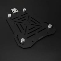 4pcs Soporte Universal Para Maletero De Motocicleta Aluminio Espaciadores Para Hebilla Y Base Placa De Plástico Para Casco Y Equipaje - details 3
