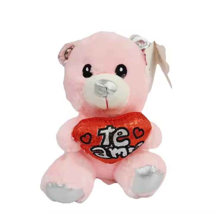 Peluche Osito Con Corazon TE AMO 20cm COLOR ROJO,te amo te quiero,Día de San Valentín,cm,fespu - 1