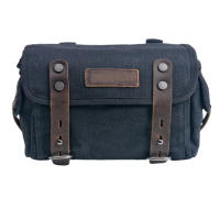 Bolsa De Silla Retro Para Motocicleta Impermeable Gran Capacidad Bolsas Lateral De Motocicleta Canvas Vintage Mochila De Motocicleta - details 5
