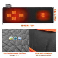 Alfombra Calentable USB Para Campamento Matrícula De Descanso Ajustable En 3 Niveles Accesorios De Camping Material PE Aislante Térmico - details 3