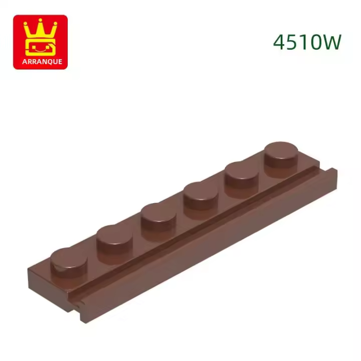Wange 76Pcs Accesorios De Color Compatible Con Bloques De Construcción Para Niños Placa Modificada 4510W Con Ranura Y Puerta Bloques Pequeños De ABS Sin Batería Para Juego Educativo - 1