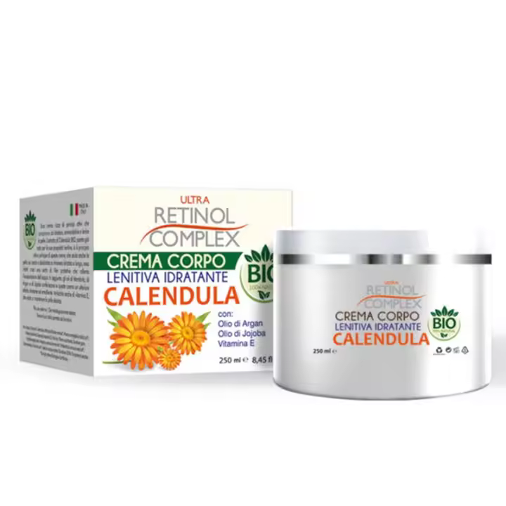 Calmante Caléndula Bio Crema Corporal Hidratante Complejo Ultra Retinol - 1