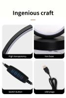 Lámpara De Noche LED Moderna Para Mesa Luz De Dormitorio Ajustable Iluminación Creativa Decoración Hogar Regalos Únicos - details 14