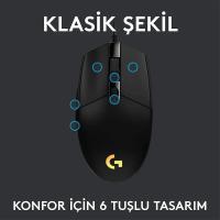 Logitech Ratón Gaming G102 con Cable USB | 8000 DPI | Iluminación RGB Arcoíris | Sensor Óptico de Alta Precisión para PC | Mac | Portátiles - details 1