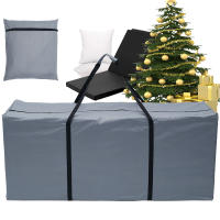 Bolsa De Almacenamiento Para Cojín De Árbol De Navidad Impermeable Para Interior Y Exterior Bolsa De Almacenamiento Para Muebles De Estilo Decorativo Tamaño Rectangular Ecológica Plegable - details 11