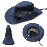 Sombrero De Pescar Y Camuflaje Transpirable Para Hombres Y Mujeres Protección Solar Amplia Para Acampar Y Senderismo - details 13