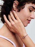 Pandora - Charm de corazón radiante y Piedra-Baño de Oro Rosa de 14 K - details 3