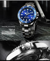 Reloj Mecánico TEVISE De Alta Calidad Para Hombres Resistente Al Agua De Acero Inoxidable Lujo Business Y Moda Pantalla De Numeración Romana Luminosa Y Con Exhibición De Semana - details 2