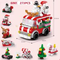 Calendario De Advenimiento De Navidad Con Bloques De Construcción 2024 Incluye Bloques De Casa De Navidad Tren De Santa Claus Regalo Para Niños Y Niñas Edad Recomendada 3-6 Años Material Plástico - details 9