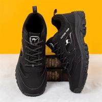 Zapatos De Senderismo Para Hombre Antideslizantes Ligeros Y Confortables Tenis Masculinos De Verano Con Cierre De Lazo Y Lining De Plush - details 2