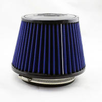 Filtro De Aire Reutilizable De 115mm Para Coche Estilo Universal Color Rojo Y Azul Modificado Con Cabeza De Hongo Accesorios De Auto - details 3