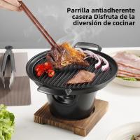 Mini Estufa De Barbacoa Desmontable Japonesa Con Grill Antideslizante Para Asar Carne Herramienta De Picnic Y Camping - details 2