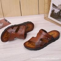 Sandalias De Playa Para Hombre Verano Antideslizantes Transpirables Y Cómodas Zapatillas De Agua Casual Con Cierre SLIP-ON Material Superior Sintético Suela De Goma - details 7