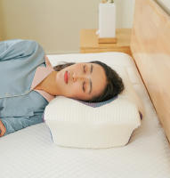 Almohada con memoria nuevo producto almohada para el cuello de rebote lento núcleo de espuma de memoria almohada para ayudar a dormir almohada con memoria almohada cervical uso doméstico - details 1