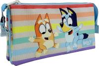 CYP Brands Bluey - Estuche Triple Portatodo - 5 Compartimentos Preescolar - Estuche Bingo - Multicolor - Producto Oficial - details 0