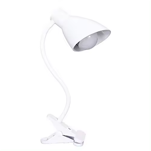 LAMPARA DE MESA DE LA MANGUERA EL MODELO PINZA COLOR BLANCO Solo se puede utilizar bombilla LED 5w. - 1