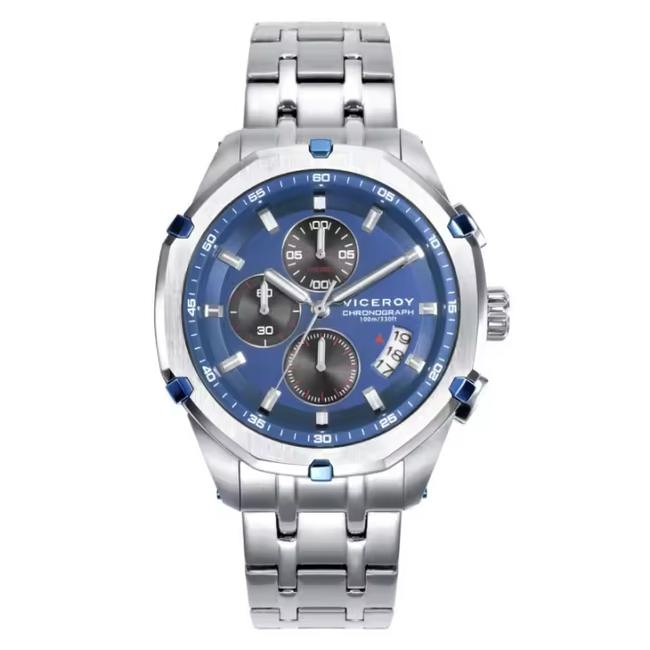 Reloj Viceroy Magnum 46837-37 Hombre - Cronógrafo Deportivo, Sumergible 100m - 1
