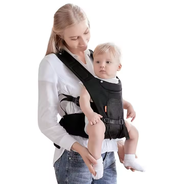 Portabebés para todas las estaciones, portabebés de sujeción frontal, taburete de cintura de doble propósito, artefacto para dormir y sostener al bebé. - 1