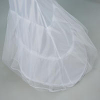 Petticoat Crinolina Vintage Slip Hoop Skirt Underskirt Para Traje De Boda Vestido Many Estilos De Poliéster Técnica Crocheted - details 22